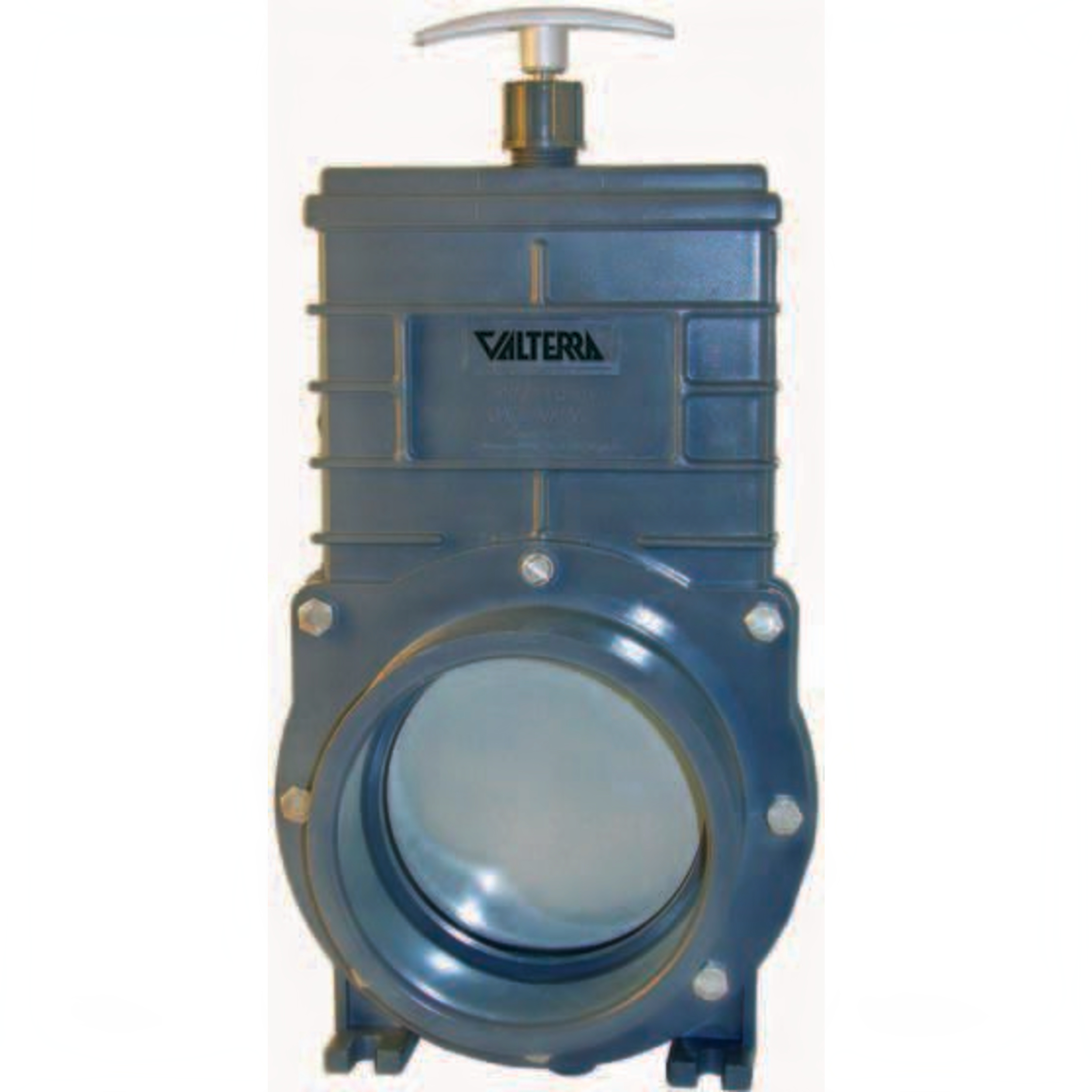 Vanne coulissante en PVC 160 mm avec curseur en acier inoxydable