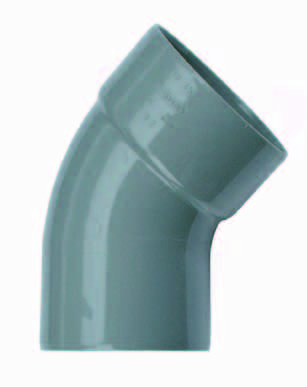 PVC Bend 45 ° MOF X SPIE 75 mm