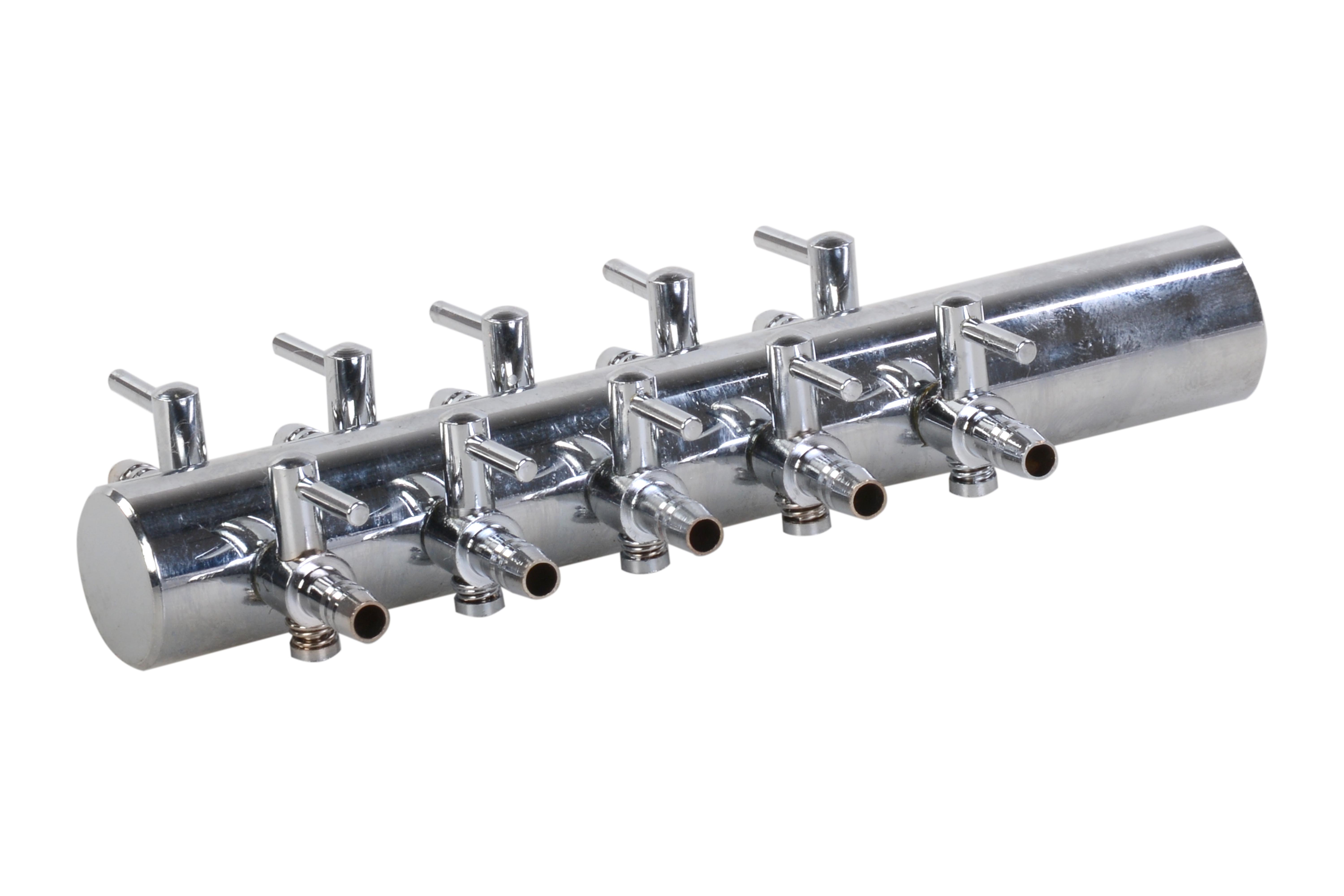 Distributeur d'air pour les sorties de 4 mm 10 avec laiton de grue